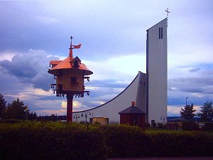 Autobahnkirche an der Ausfahrt Bad Berneck