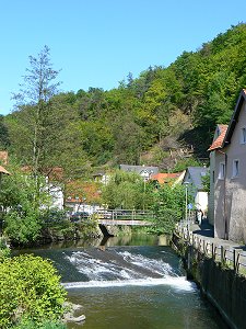 In der Altstadt von Bad Berneck