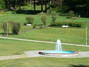 Der Kurpark in Bad Berneck