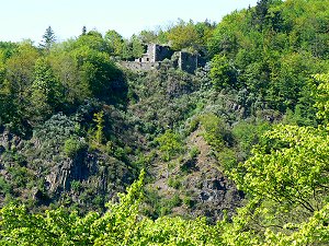 Burgruine über Bad Berneck