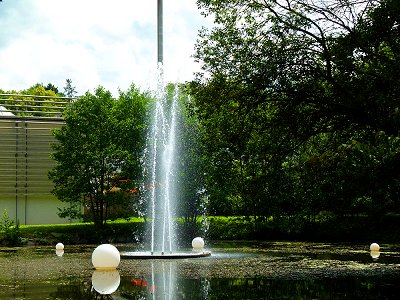 Springbrunnen im Kurpark Bad Steben