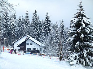 Gaststätte beim Skizentrum Bleaml-Alm