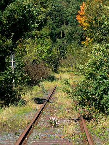 Die stillgelegte Bahnstrecke Neuenmarkt-Wirsberg - Himmelkron - Bad Berneck - Bischofsgrün