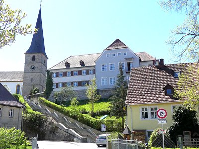 Rittergut und Kirche in Lanzendorf