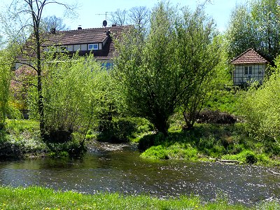 Mündung des Mühlbaches in den Weißen Main