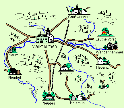 Die Dörfer um Marktleuthen - Ortsteile