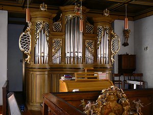 Die Orgel der evangelischen Kirche Marktleuthen