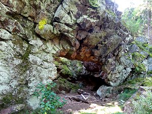 Historischer Eisenerzbergbau südlich Mehlmeisel