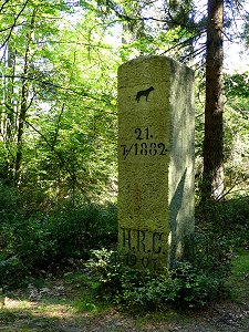 Die Wolfssäule zwischen Mehlmeisel und Frankenreuth