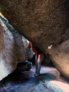 Girgelhöhle, Hinterausgang, Fluchtweg