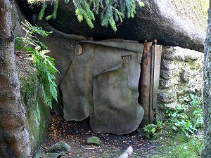 Hinterausgang der Prinzenhöhle