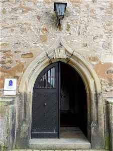 Portal der evangelischen Kirche in Rehau