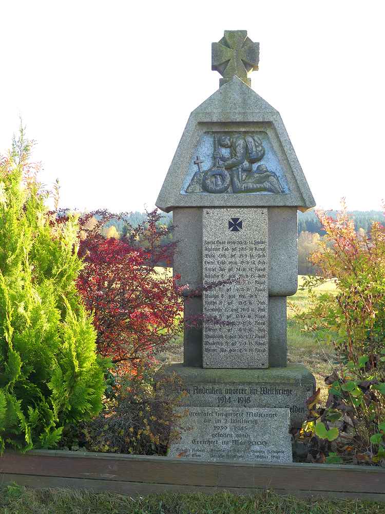 Kriegerdenkmal für die Gefallenen des ersten Weltkrieges von Mähring