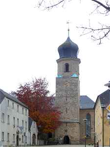 Die evangelische Stadtkirche St. Jobst in Rehau