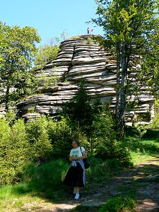 Aussichtsfelsen auf dem Rudolfstein