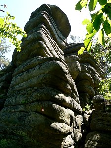 Felsentürme auf dem Rudolfstein im Fichtelgebirge