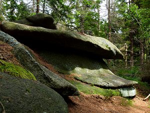 Granitfelsen auf dem Rudolfstein