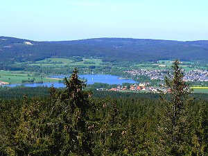 Weißenstadt und der Waldstein im Fichtelgebirge