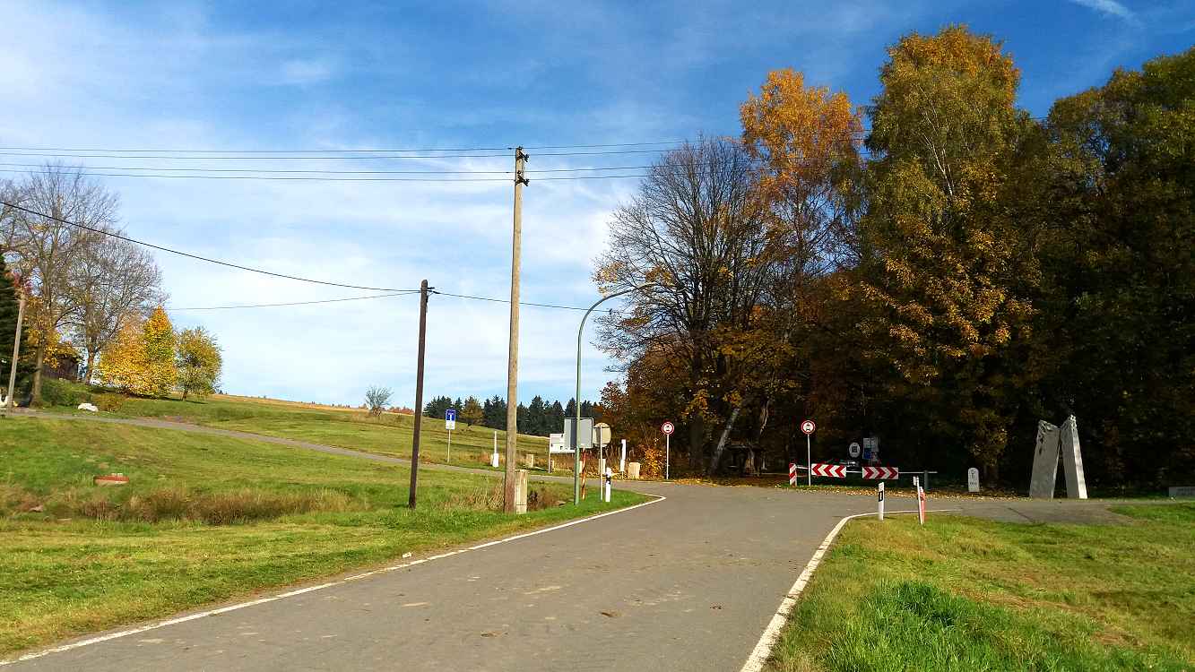 Grenzübergang Neuhausen - Asch (Aš) für Fußgänger und Radfahrer