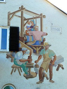 Handwerker: Weber, Töpfer, Steinmetz