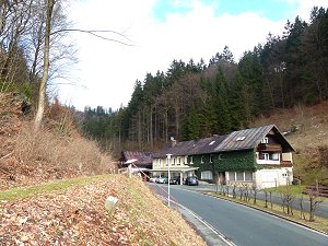 Einfahrt ins Löchleinstal bei Warmensteinach